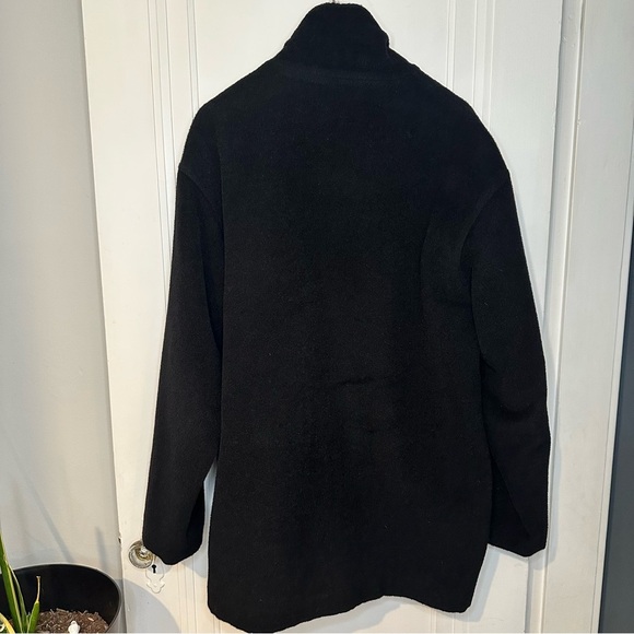 Tom James Alpaca and Wool Men's Classic Black Military Jacket large - Picture 8 of 11